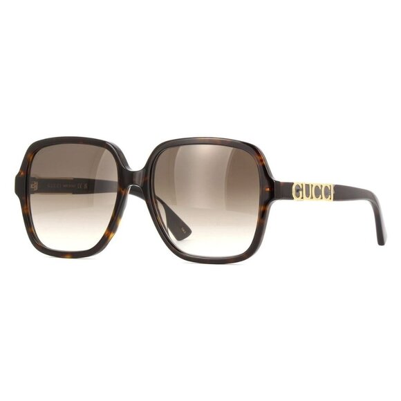 New GUCCI Havana Square GG1189S 003 Sunglasses Women - Picture 1 of 3
